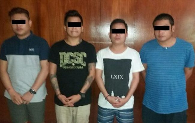 4 pemuda yang ditangkap memakai obat-obatan