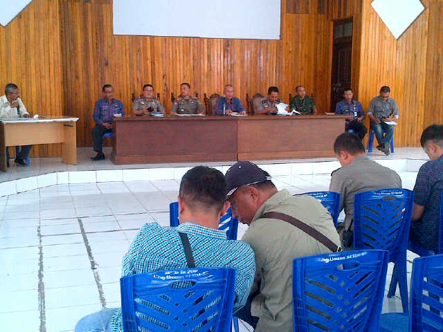 Foto Rakor Forkompida Menbahas pengelolaan Bazar Ramadhan