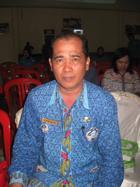 Kepala Discapilduk Kabupaten Bolmut Parmin Mokodompis