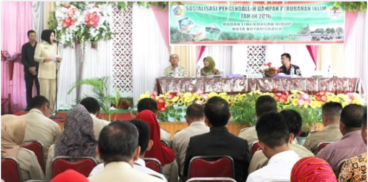 Suasana Sosialisasi Penganan Perubahan Iklim