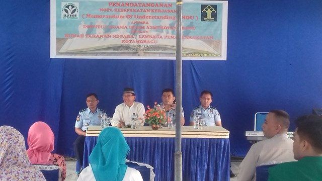 Pendatanganan Nota Kersepakatan Antara Pihak Lapas dan Izmi Kotamobagu