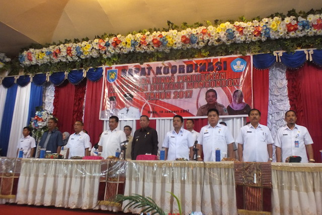 Diknas Bolmong Gelar Rakor Awal Tahun