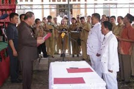 2 Sangadi di Kecamatan Dumoga Tengah Resmi Dilantik