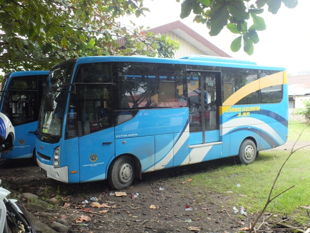 2 Unit Bus Bantuan dari Kemenhub Tiba di Kotamobagu