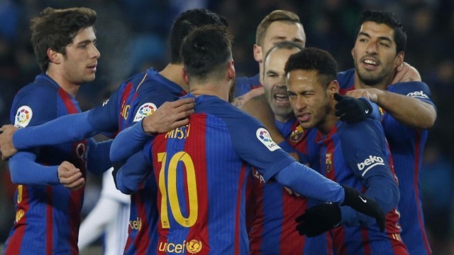 Barcelona Sukses Redam Perlawanan Real Sociedad