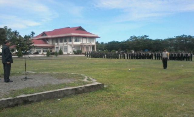 Pemkab dan Polres Bolmong gelar Apel Bhabinkamtibmas