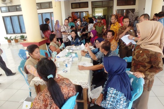 Pejabat ASN Bolmong Periksa Kesehatan