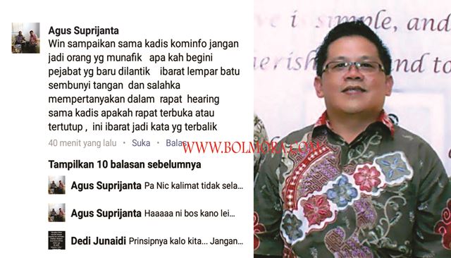 Tuding Kadis Kominfo “Munafik”, Nayodo Sebut Pernyataan Agus Mengandung Unsur Pidana