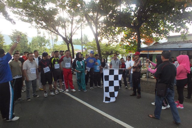 Semarakkan HUT Bolmong ke - 63, Pemkab Gelar Lari Marathon dan Jalan Sehat