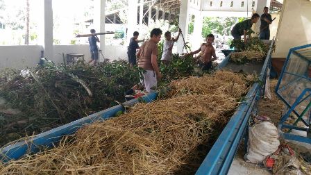 TPA Bisa Produksi 1 Ton Pupuk Kompos Per Bulan