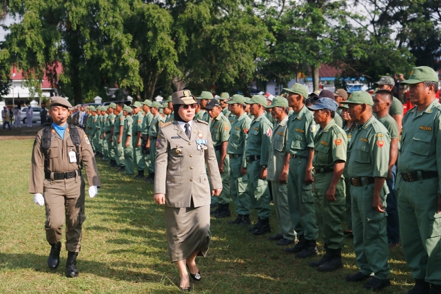Pemkot Kotamobagu Gelar Upacara Peringatan HUT Satpol-PP, Damkar dan Linmas