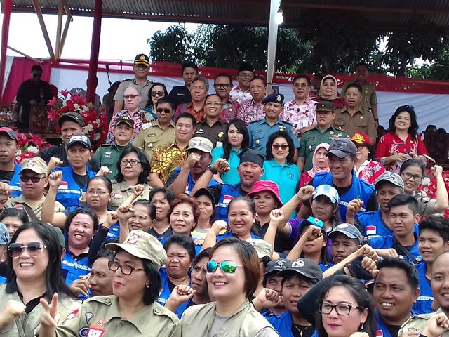 Tahlis Hadiri Pencanangan BBGRM Tingkat Provinsi Sulut