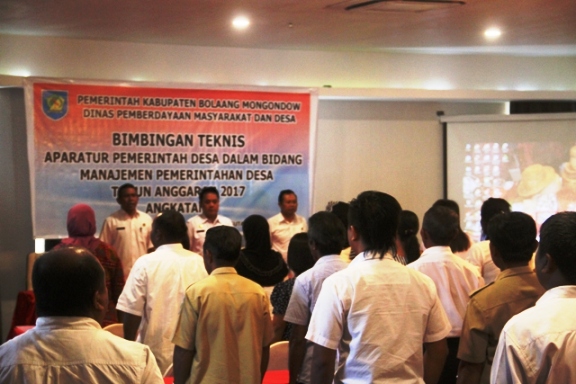 DPMD Bolmong Gelar Bimtek Sekdes