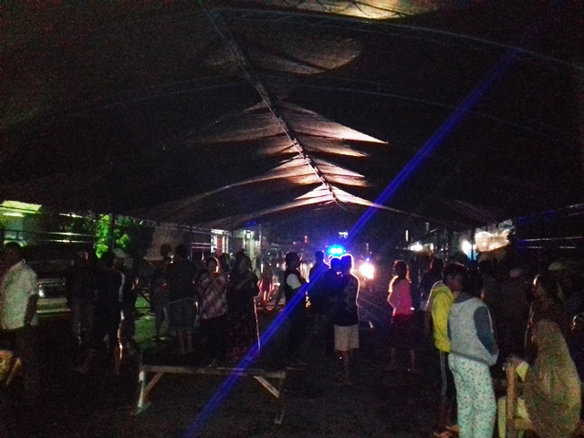 Polisi Hentikan Pembangunan Pasar Senggol yang Diirikan Warga Gogagoman