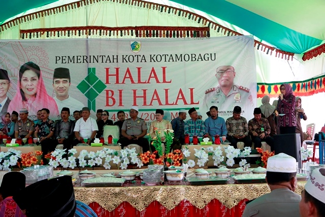 Halal Bi Halal Tingkat Kotamobagu, Wali Kota Ajak Seluruh Elemen Masyarakat Jaga Kebersamaan