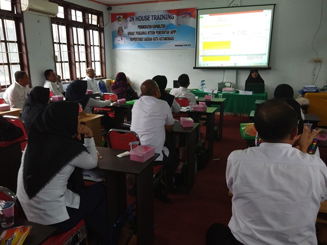 Inspektorat Gelar In House Training Terkait Peningkatan Kapabilitas APIP