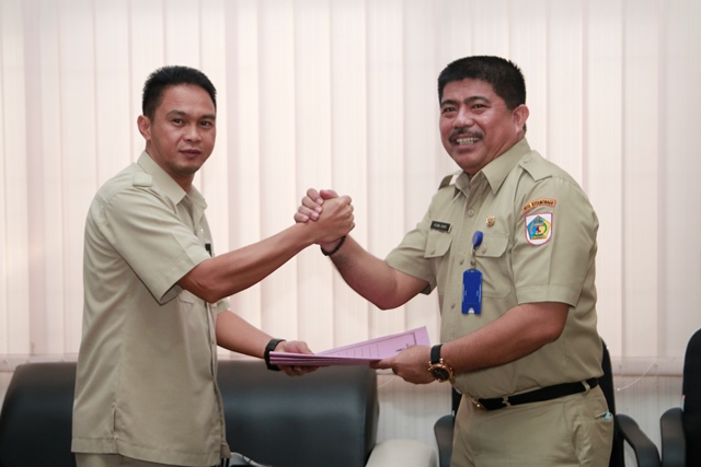 Dinas Kominfo Kotamobagu Gelar Serah Terima Jabatan