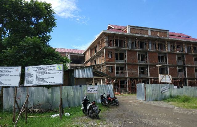 Progres Pembangunan Dua Tower RSUD Belum Signifikan