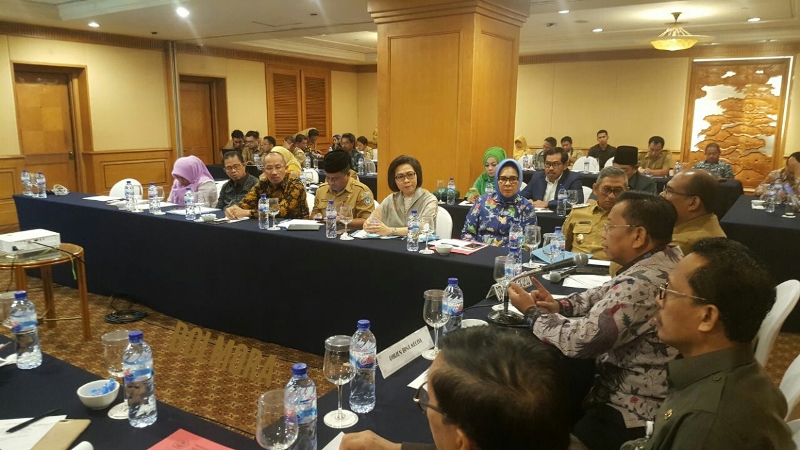 Tatong Hadiri Rakor Penyelesaian Dana Hibah