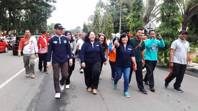 Menuju Kota Sehat 2017, Pemkot dan Tim Penilai Jogging Pagi