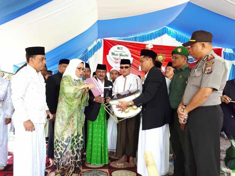Peringatan Hari Santri Nasional, Yasti Canangkan Lolanan sebagai Desa Santri di Bolmong