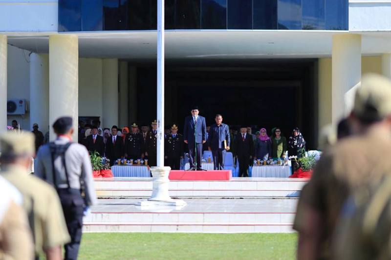 Upacara Peringatan Hari Kesaktian Pancasila di Bolmut Berlangsung Khidmat