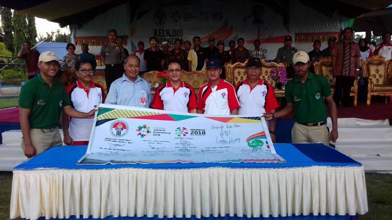 Wabup Terima Rombongan Kirab Pemuda Tahun 2017