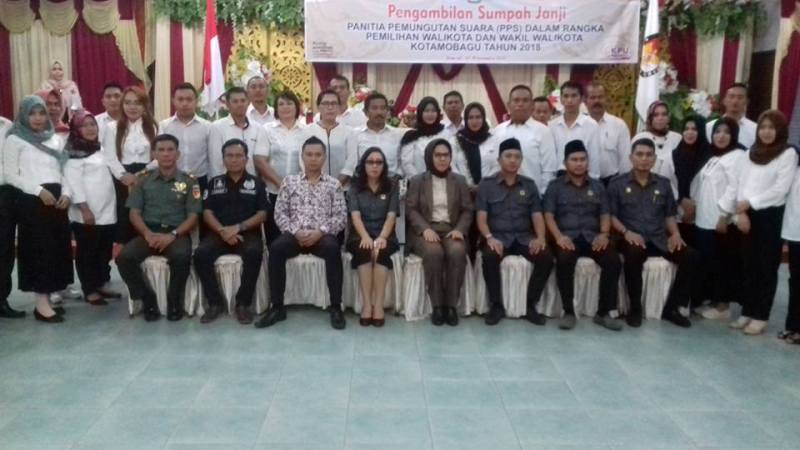Anggota PPS se-Kotamobagu Dilantik