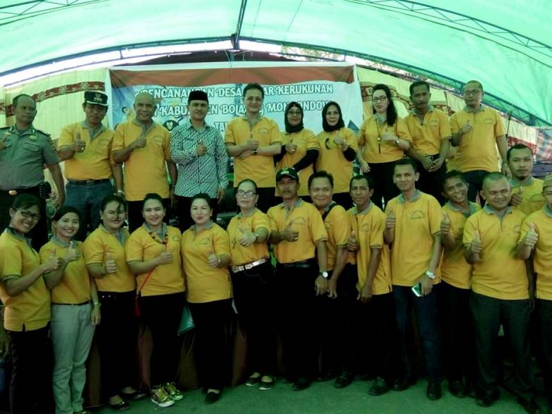 Mopuya Dicanangkan sebagai Desa Sadar Kerukunan Tahun 2017