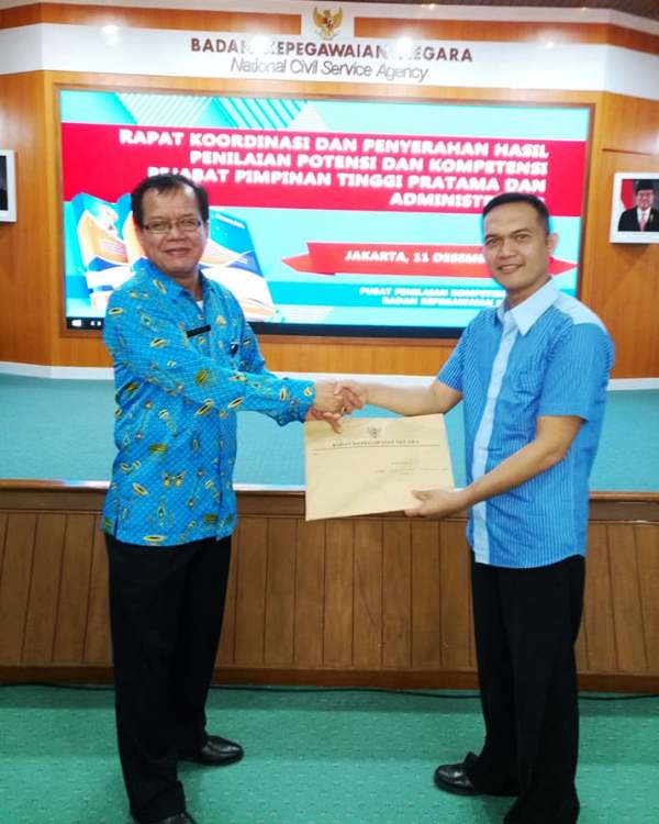 Pemkot Kotamobagu Terima Hasil Penilaian Assessment JPT Pratama