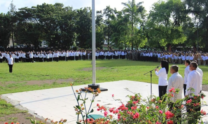 Ini Permintaan Wali Kota Saat Memimpin Apel Kerja Perdana Tahun 2018