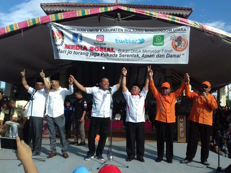 KPUD Bolmut Gelar Deklarasi Kampaye Damai
