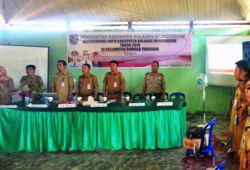 Tahlis Buka Musrenbang di Kecamatan Dumoga Tenggara dan Dumoga Utara