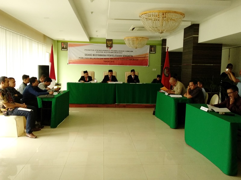 Panwaslu Kotamobagu Kembali Gelar Sidang Lanjutan Sengketa Pilkada