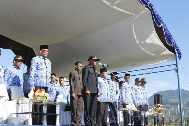 Wabup Pimpin Apel Korpri Dirangkaikan dengan HPN