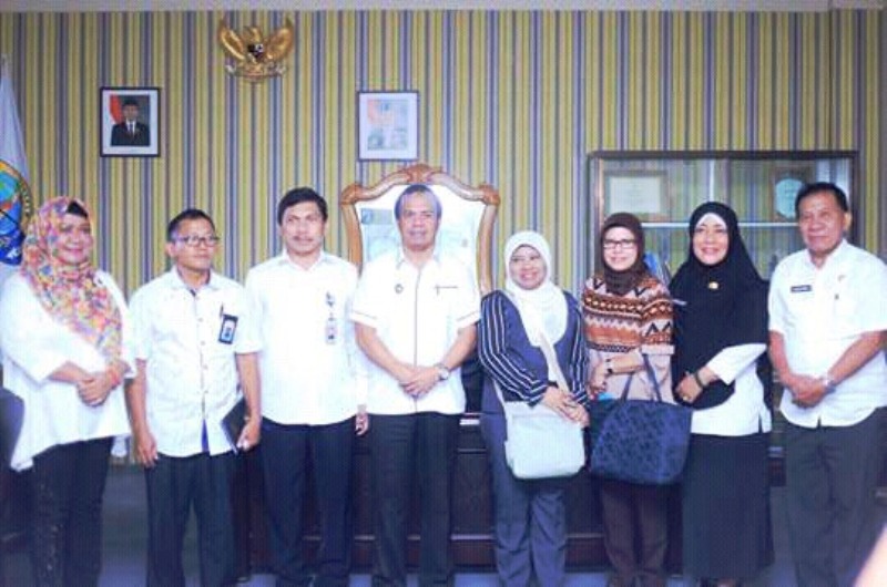 Plt Bupati Bolmut Terima Kunjungan BPS Pusat