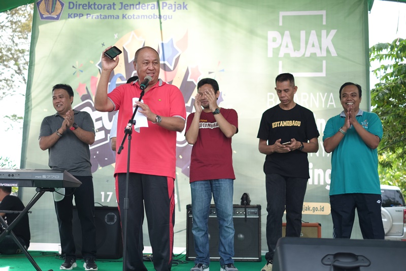 Pjs Wali Kota Laporkan SPT Tahunan di Kegiatan Aksi Kampanye Simpatik e-filing dan e-billing