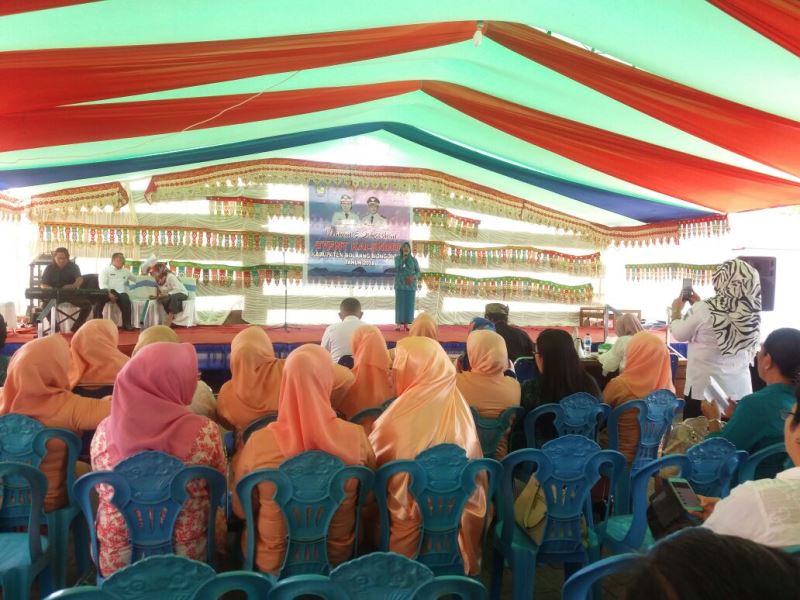 Lomba Adu Vokal Istri Pejabat Pembuka Rangkaian Kegiatan HUT ke-64 Kabupaten Bolmong