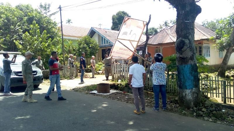 Panwaslu Kotamobagu Tertibkan APK