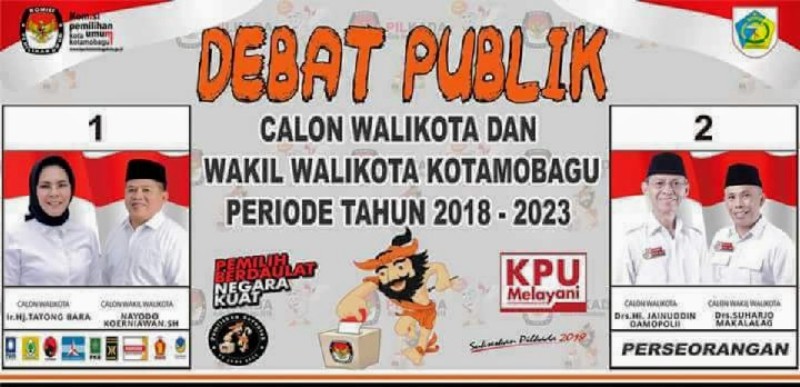 Besok, KPU Kotamobagu Gelar Debat Publik Paslon