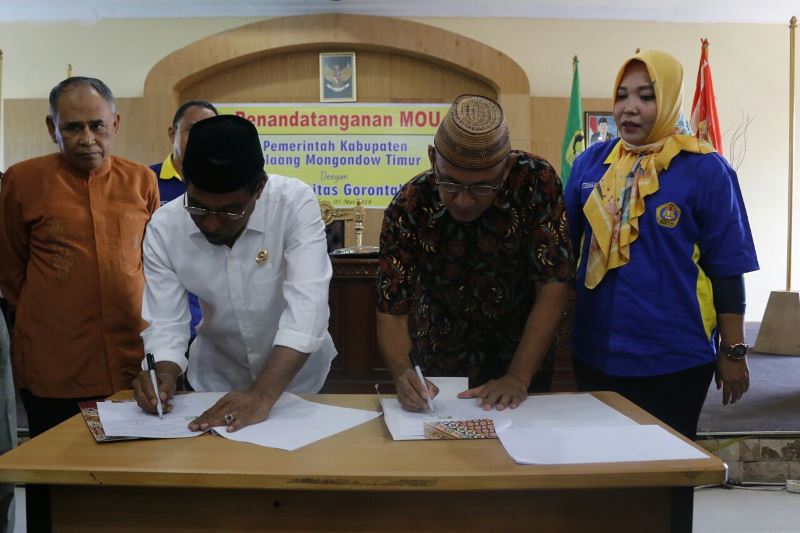 Pemkab Boltim Menjalin Kerja Sama dengan UG