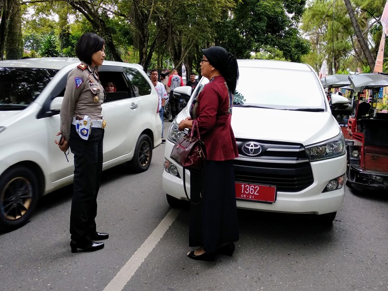 Kendaraan Plat Merah Tak Luput dari Razia Operasi Patuh Samrat 2018