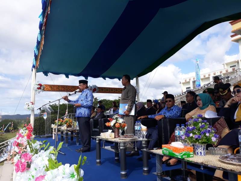 Pemkab Boltim Gelar Upacara Peringatan HUT ke-10