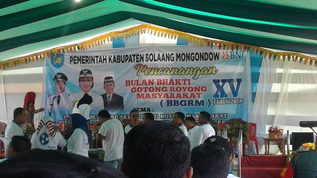 BNI Ikut Ambil Bagian di BBGRM Pemkab Bolmong