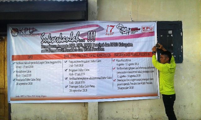 KPU Bolmong Sunyi Pendaftar Bacaleg