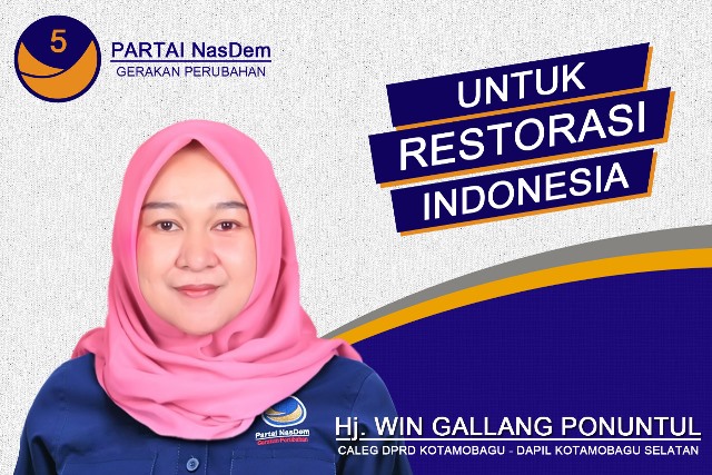 Hj Win Ponuntul-Gallang Siap Bertarung di Kotamobagu Selatan