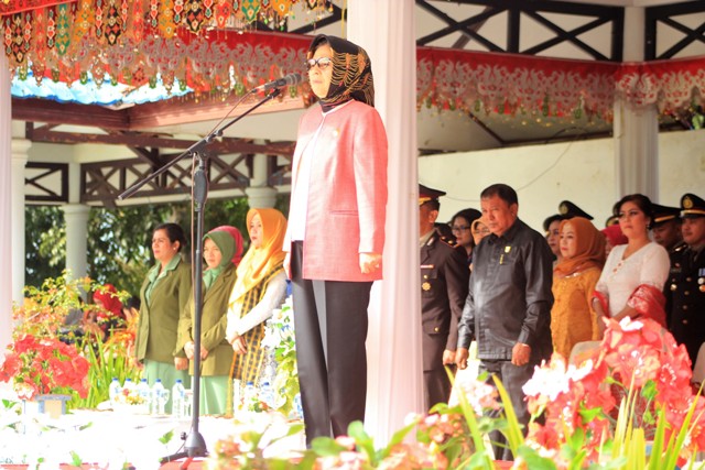 Wali Kota Bacakan Sambutan Presiden RI Saat Bertindak sebagai Irup Hari Bhayangkara ke-72