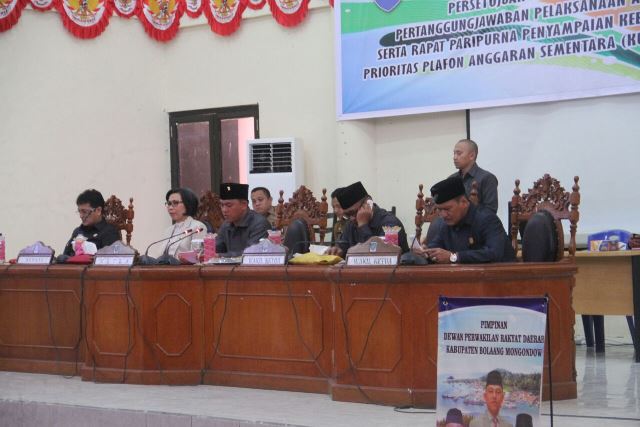 DPRD Bolmong Gelar Dua Paripurna