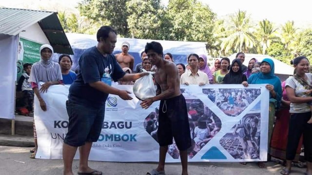 Bantuan Korban Bencana Gempa NTB dari Kota Kotamobagu Diserahkan