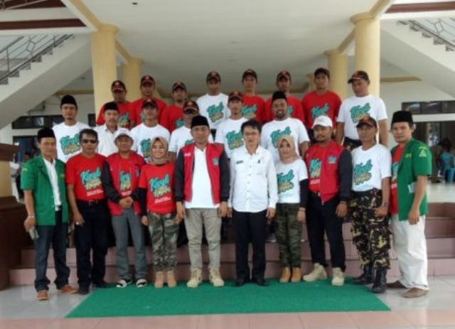 Pemkab Bolmong Terima Pasukan Kirab Satu Negeri GP Ansor